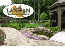 Tablet Screenshot of lanhanlandscaping.com